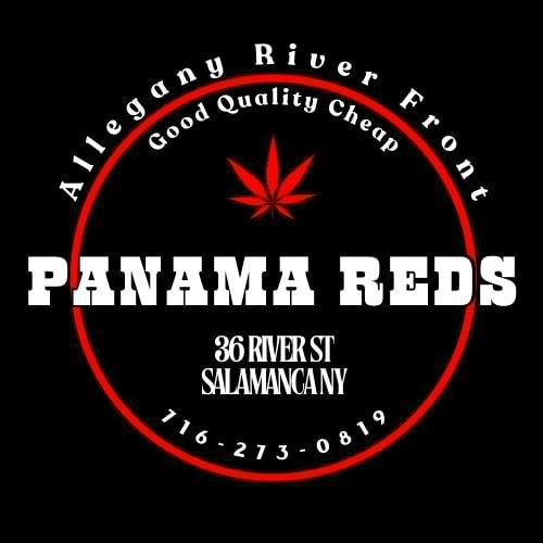 Allegany River Front Panama Reds Dispensary logo