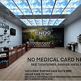 ENDO CEDAR PARK DISPENSARY AND WELLNESS logo