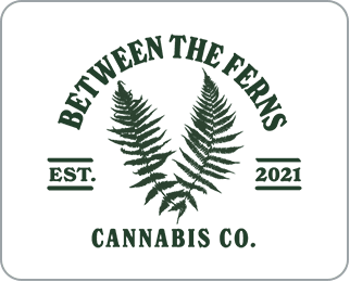 Between the Ferns Cannabis Co logo
