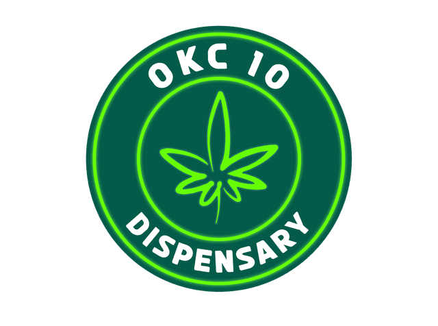 OKC 10 DISPENSARY logo